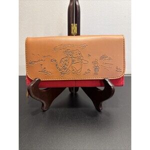 Vintage Disney Winnie The Pooh, Tigger & Piglet Leather Jean Wallet